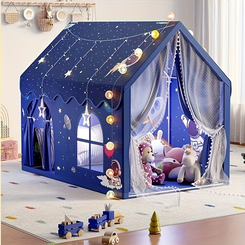 Kids' Mushroom House Play Tent - Large Extended Version with Two Doors & Window for Indoor & Outdoor Play
