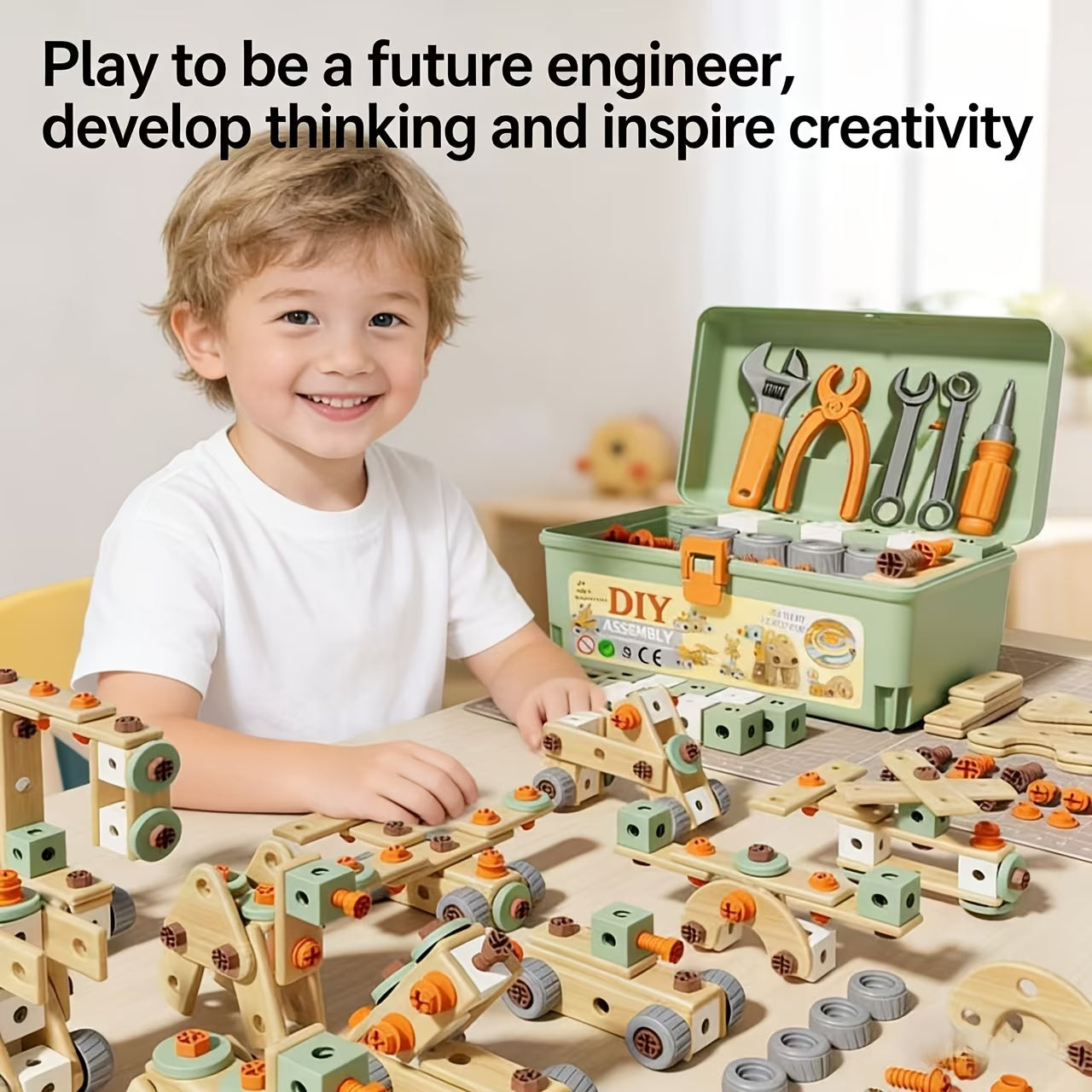 Kids' Disassembly Assembly Screw Toy DIY Puzzle Set