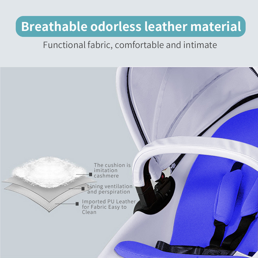 Hot Mom High Landscape 3 in 1 Baby Pushchair Stroller With Car Seat