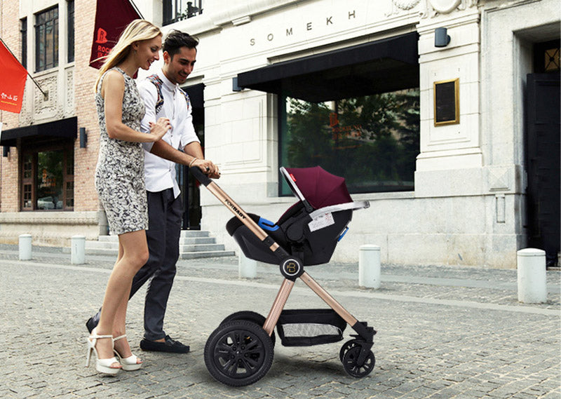 For Baby Brand Luxury 3-in-1 Baby Stroller With Baby Carriage