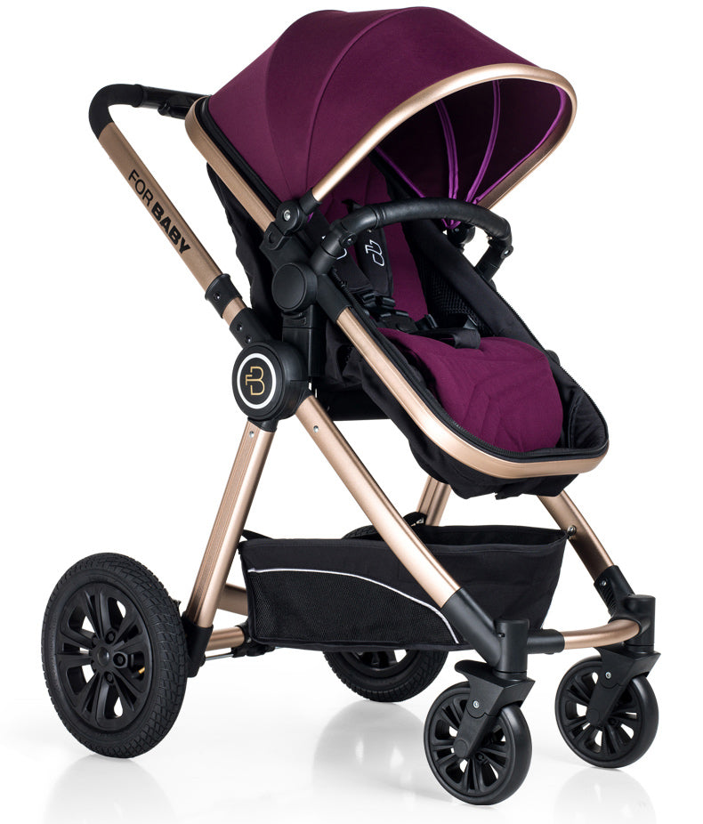 For Baby Brand Luxury 3-in-1 Baby Stroller With Baby Carriage