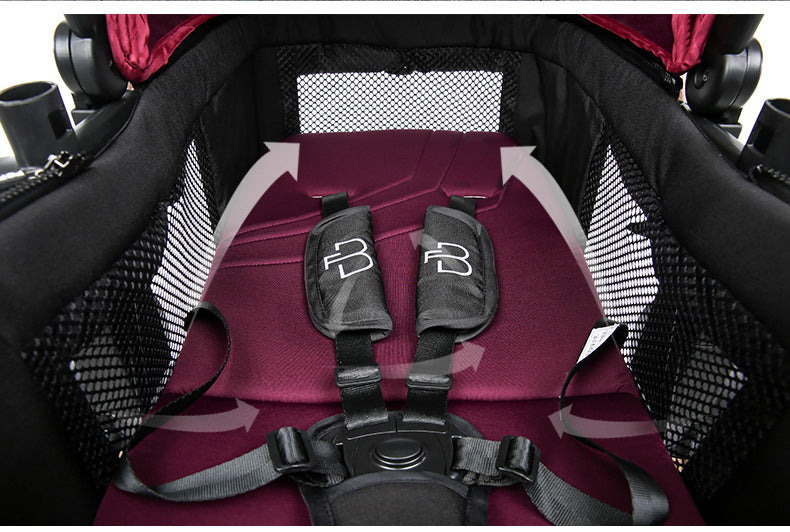 For Baby Brand Luxury 3-in-1 Baby Stroller With Baby Carriage