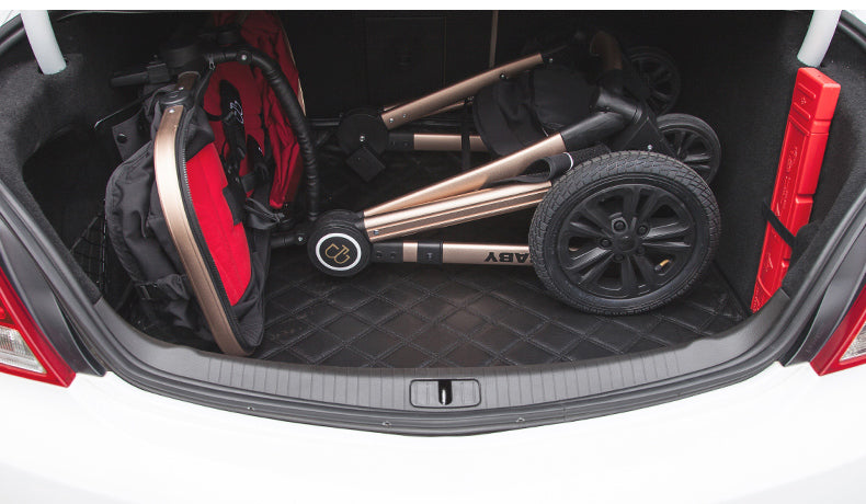 For Baby Brand Luxury 3-in-1 Baby Stroller With Baby Carriage