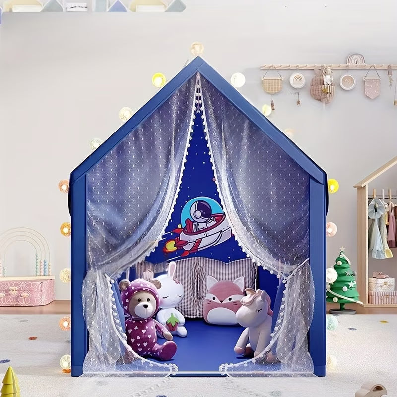 Kids' Mushroom House Play Tent - Large Extended Version with Two Doors & Window for Indoor & Outdoor Play