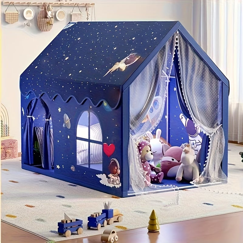 Kids' Mushroom House Play Tent - Large Extended Version with Two Doors & Window for Indoor & Outdoor Play