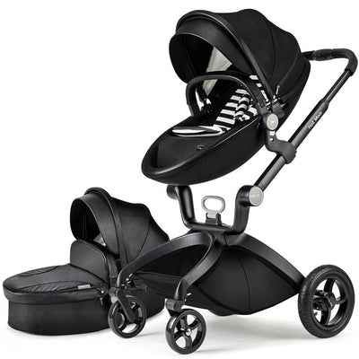 Système de voyage et bassinette pour bébé en cuir de marque Hot Mom