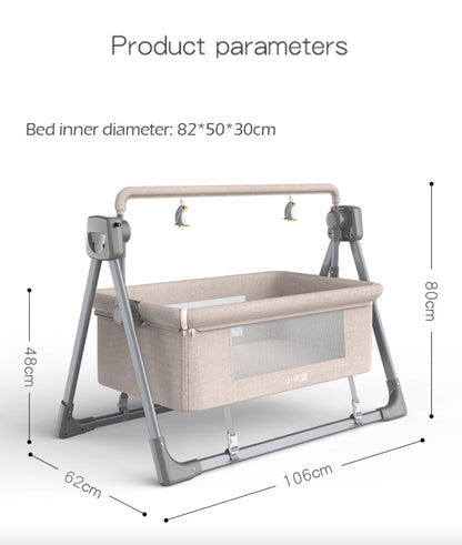 Electric Rocking Baby Crib